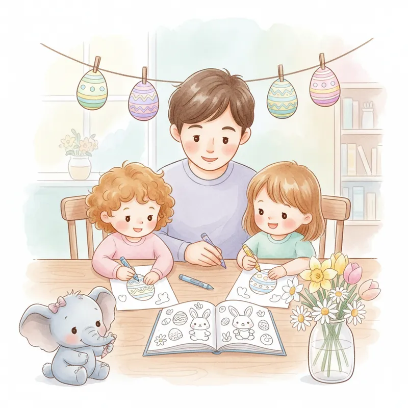 5 Easter coloring activities the whole family can enjoy